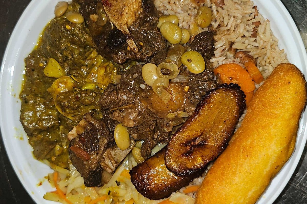 Curry Goat and Oxtail