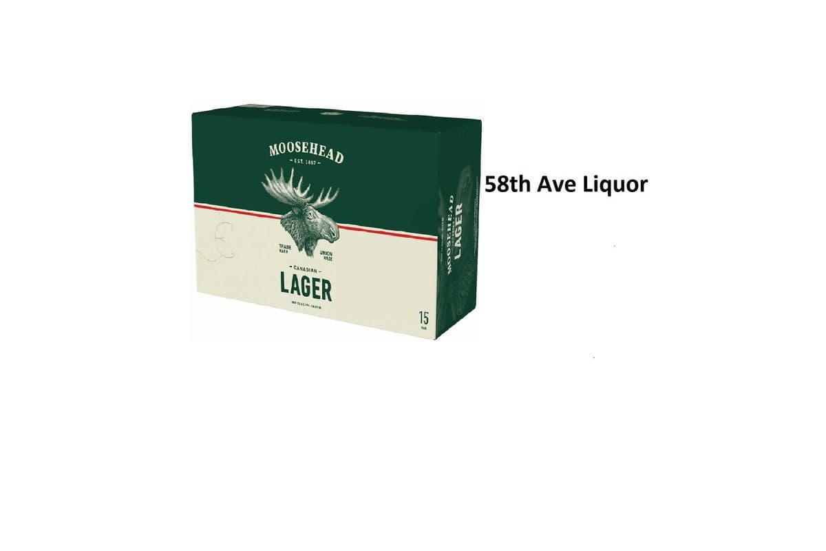 MOOSEHEAD LAGER 15 CANS (1 x 15x355ML)
