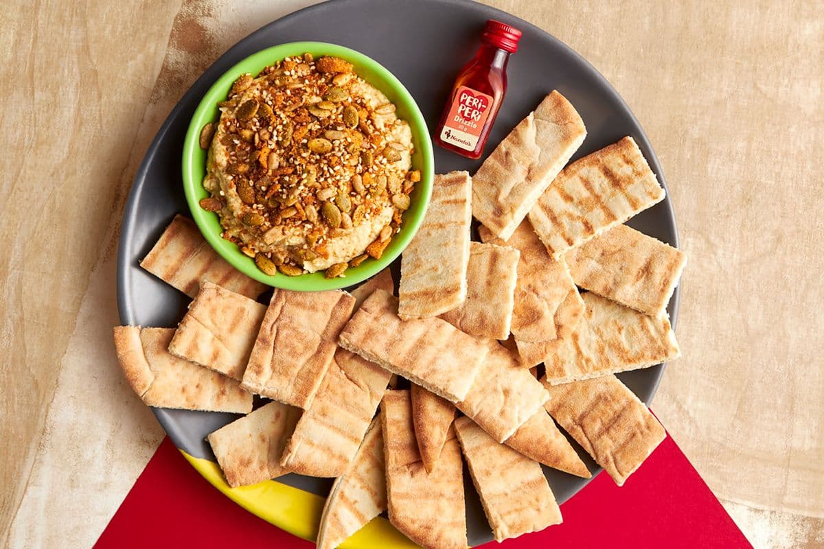 Hummus with PERi-PERi Drizzle