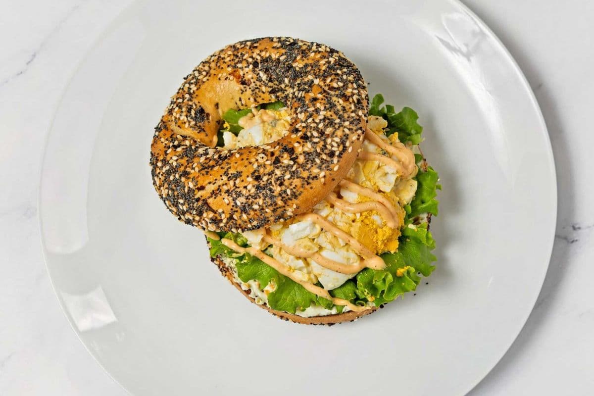Egg Salad Bagelwich