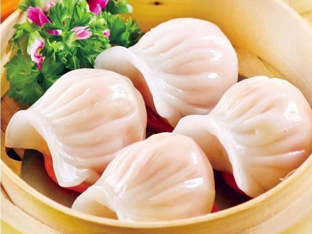 D01 Shrimp Dumplings [Har Gow] (4pcs)
