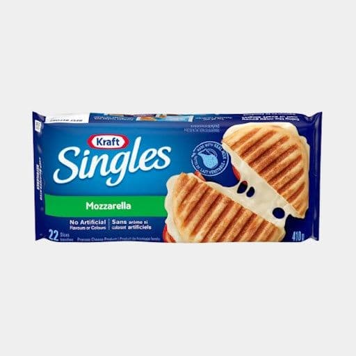 Kraft - Singles mozzarella (410g) / Kraft - Singles Mozzarella (410g)
