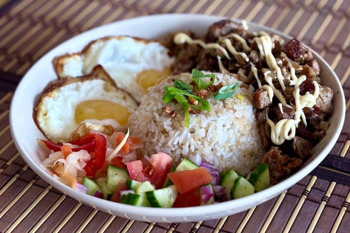 Sisig Silog Platter
