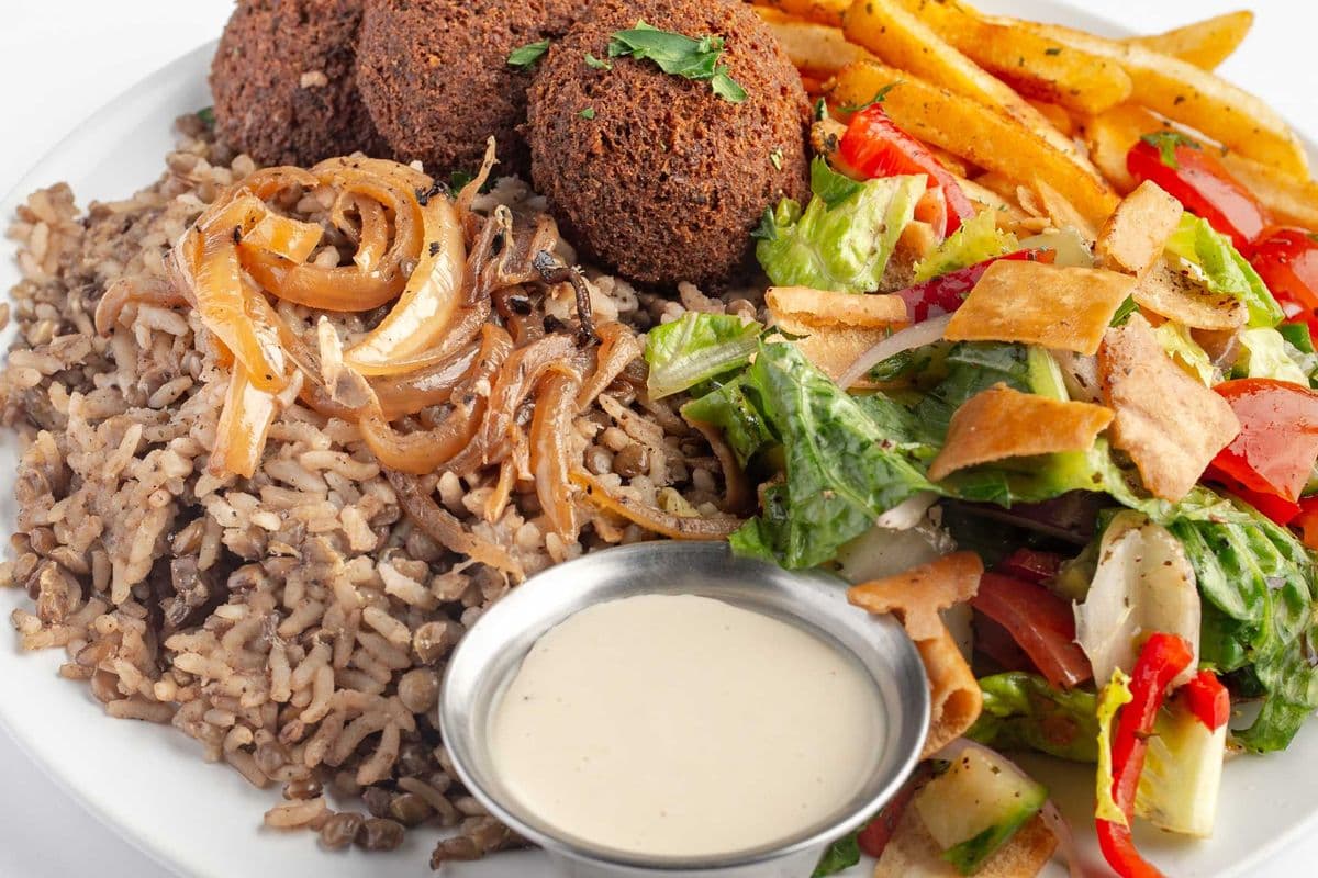 Falafel Platter (vegan)