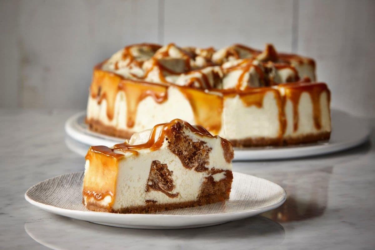 Gâteau au fromage caramel-carottes (pointe)