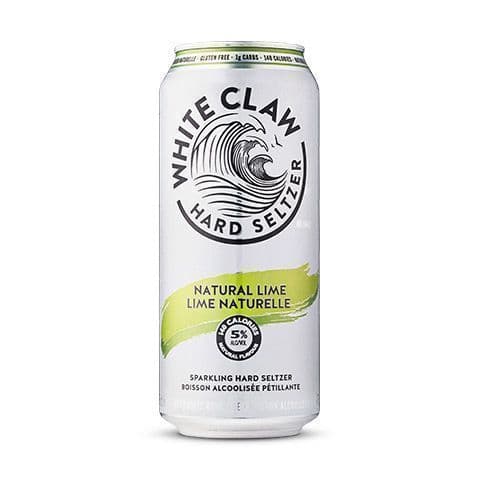 White Claw Hard Seltzer Natural Lime 473ml