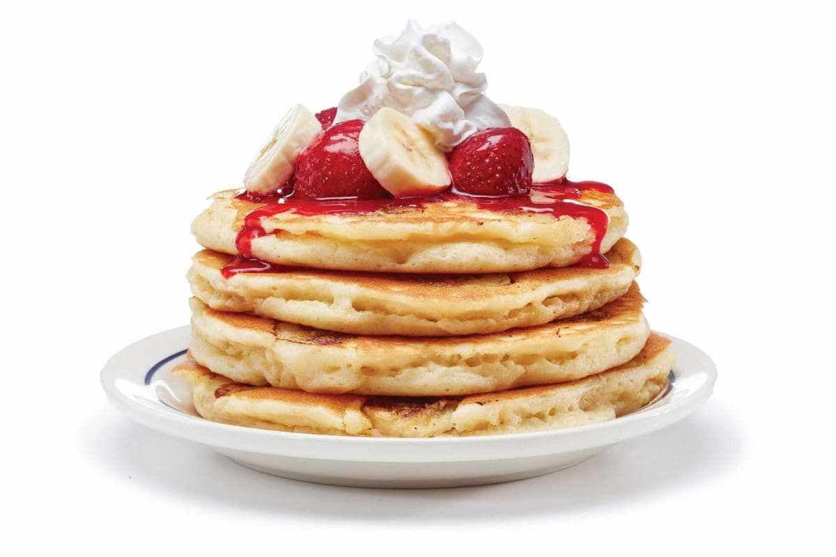 Strawberry Banana Pancakes (4 pcs)