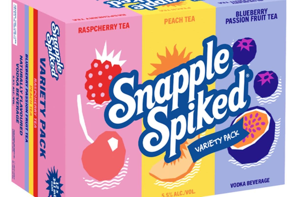 SNAPPLE SPIKED VARIETY PACK 12PK (12 x 341ML)