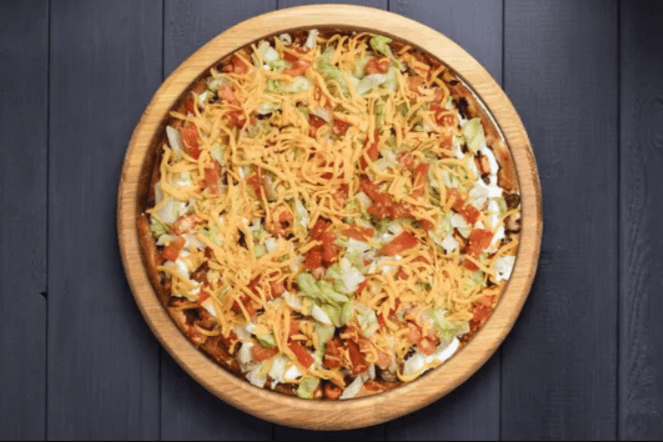 4. Single Large Taco Veggie Special Pizza
