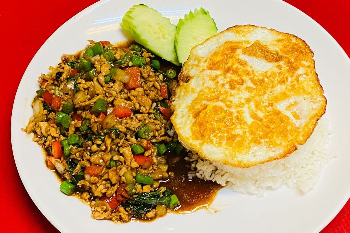 Traditional Holy Basil with Fried Egg