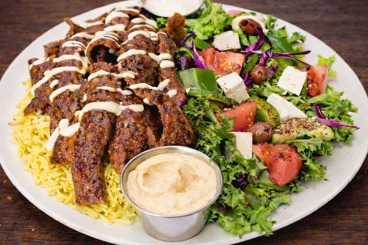 Donair and Rice Plate