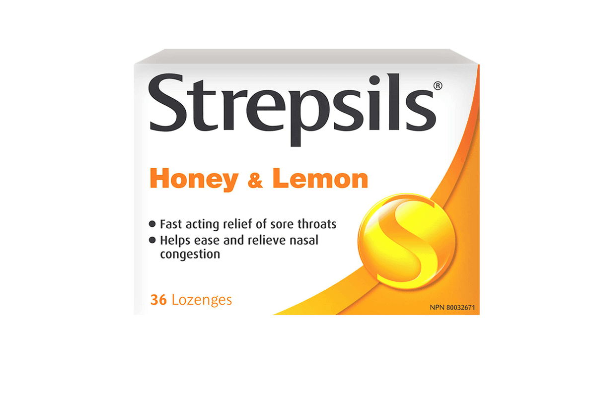 Strepsils Honey and Lemon Lozenges (36's)