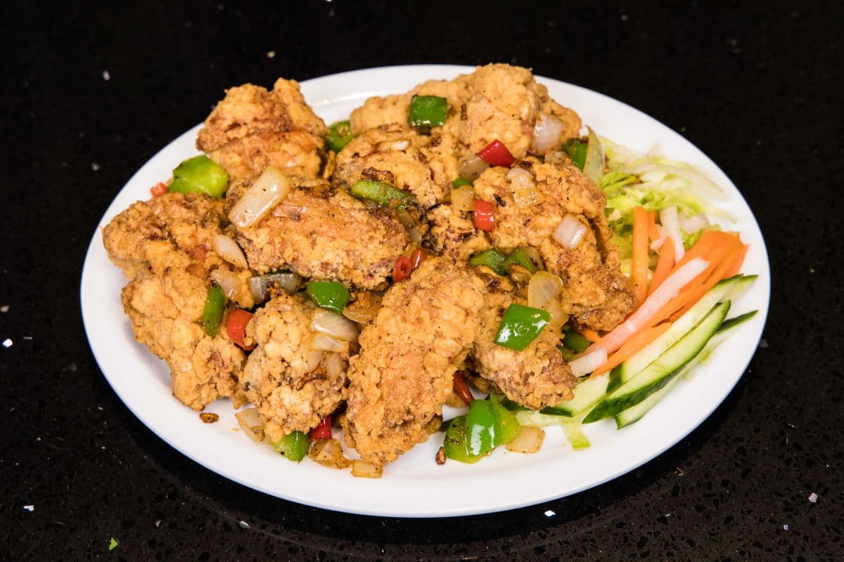 11. Fried Salt & Pepper Chicken Wings