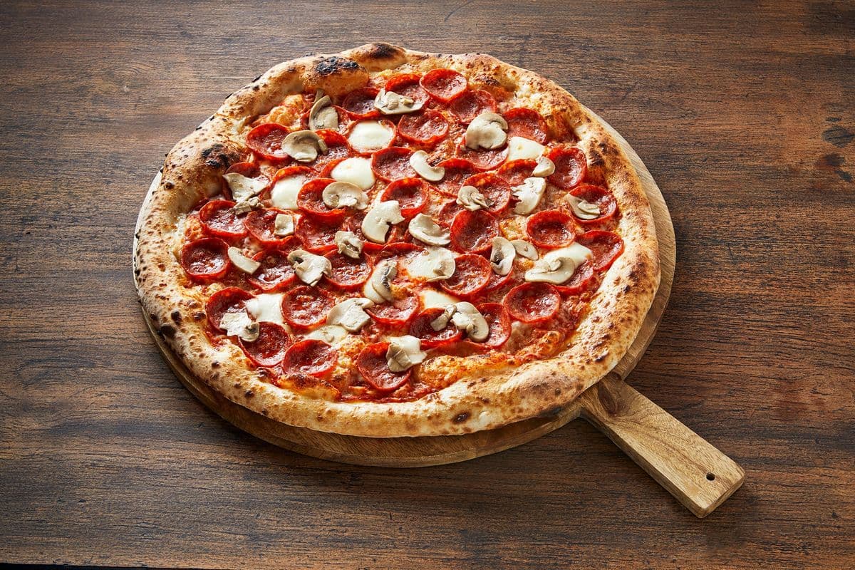 14" Medium Pepperoni and Mushroom Pizza