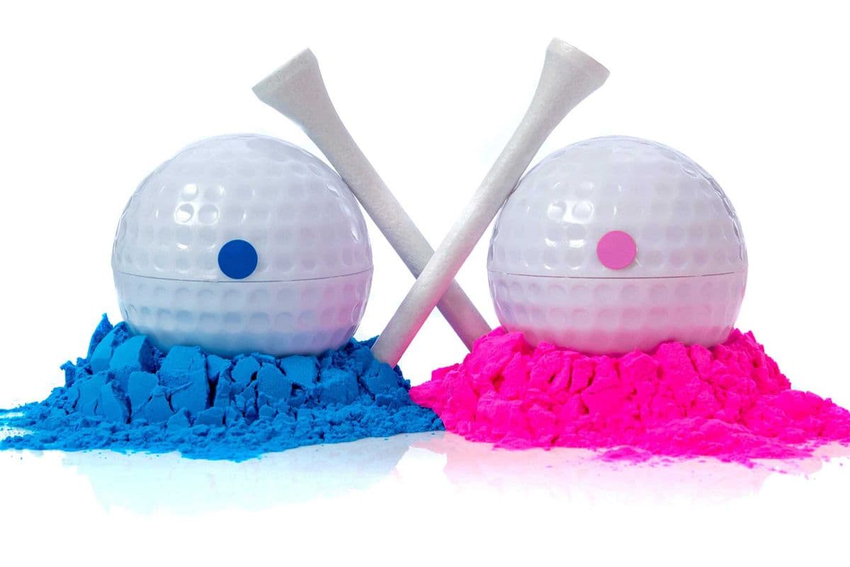 Gender Reveal Golf Ball