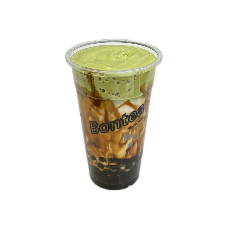 Pearls Brown Sugar Matcha Creama Latte  / 抹茶黑糖珍珠拿鐵