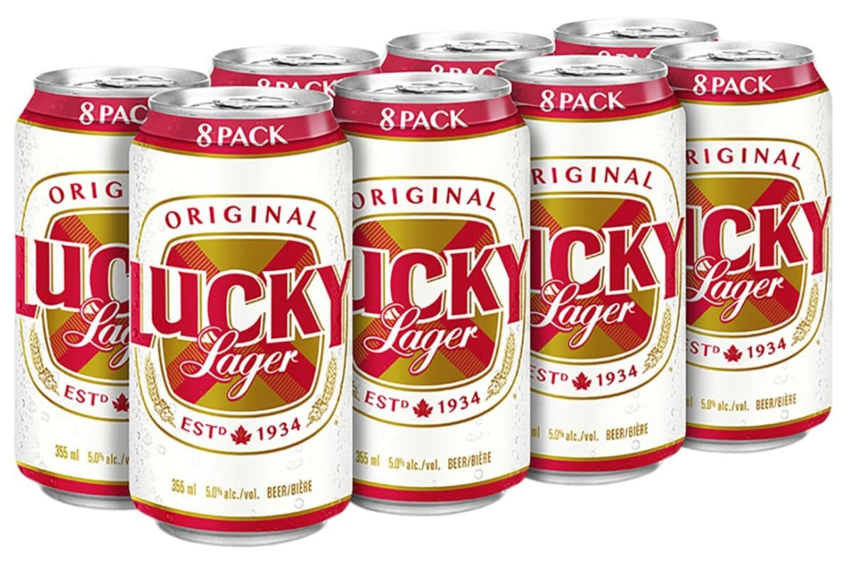 Lucky Lager (8 Cans) (1 x 355ML)