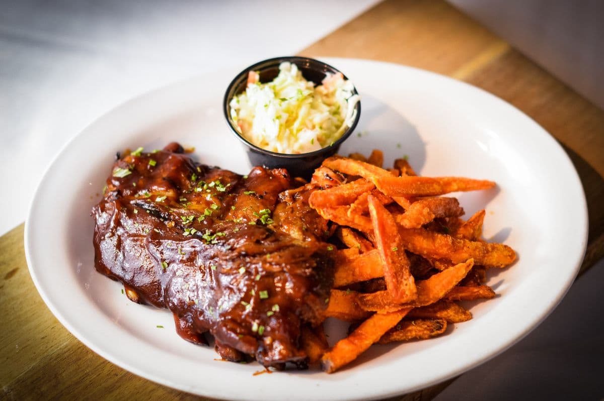 Half Slow-Cooked St. Louis Ribs