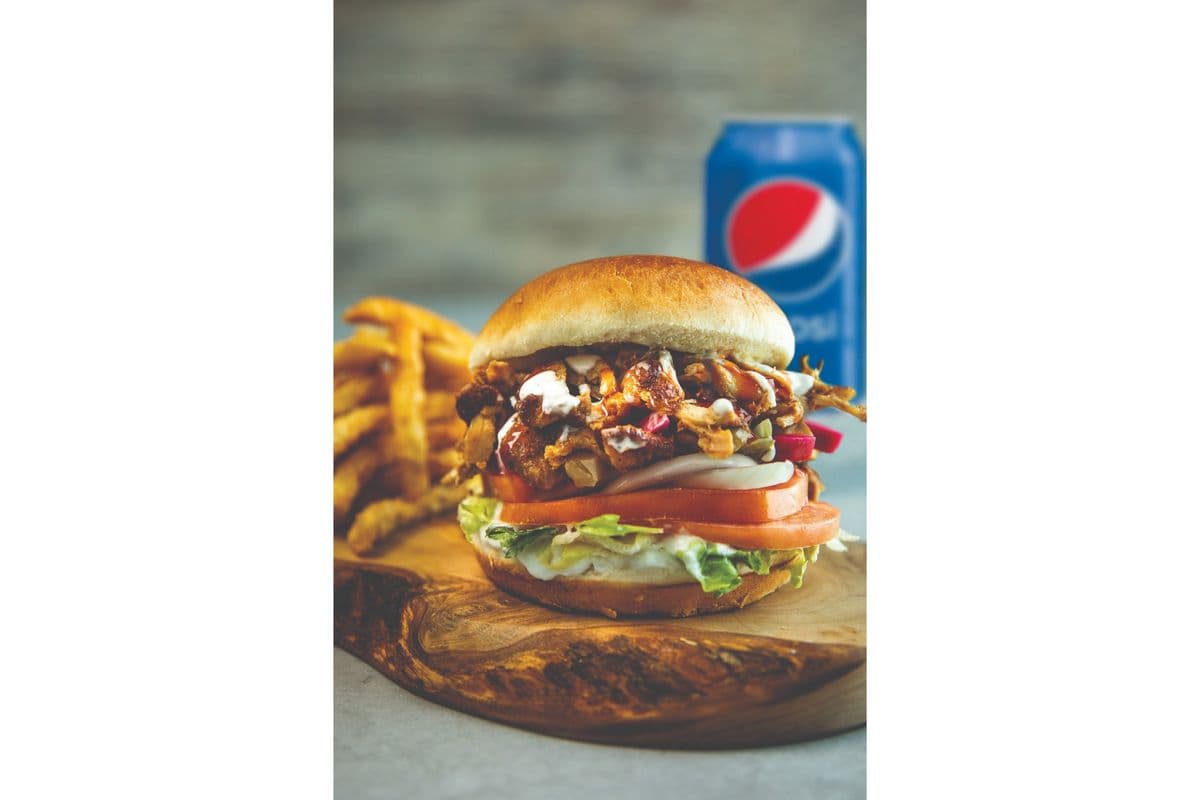 Chicken Shawarma Burger Combo