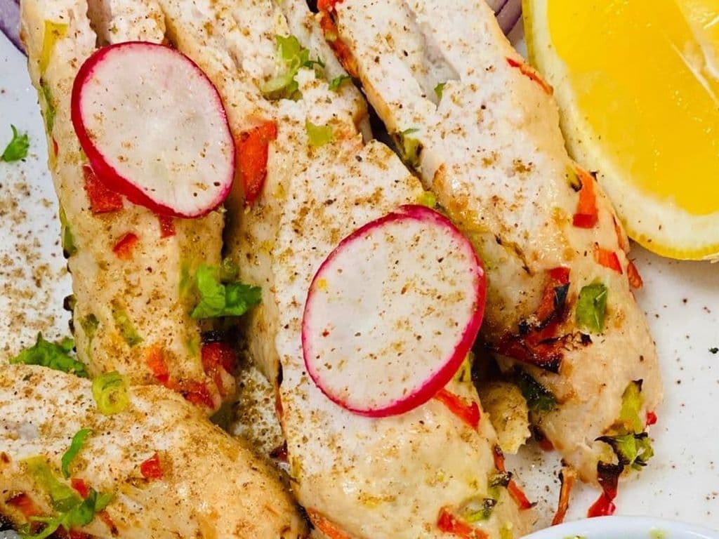 Makhmali Seekh Kebab ( GF/ NF)