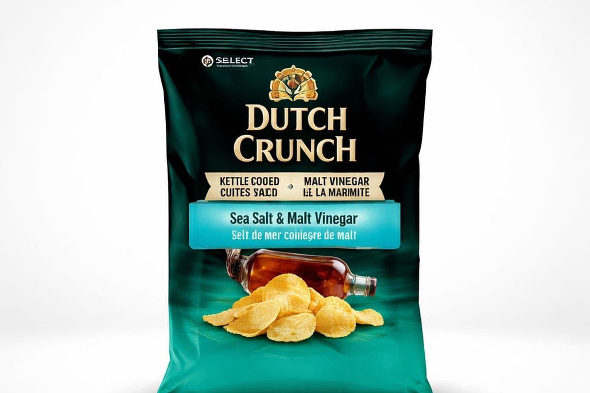 OLD DUTCH KETTLE COOKED SEA SALT & VINEGAR (200G)