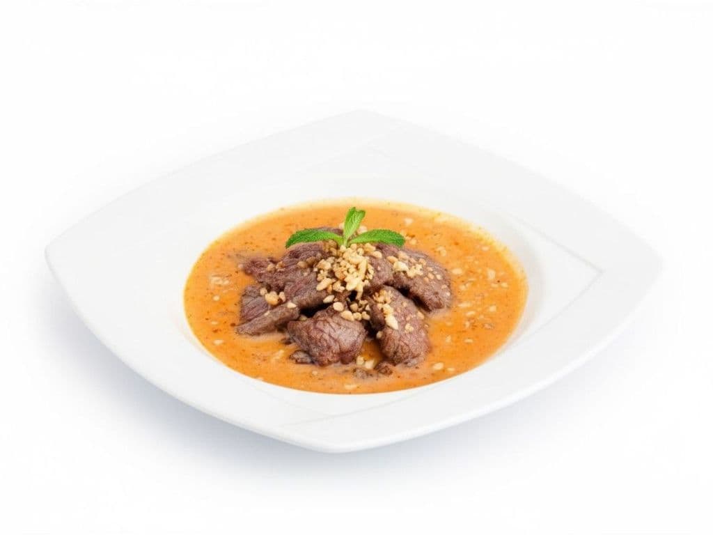 Beef in Thick Curry Peanut Sauce