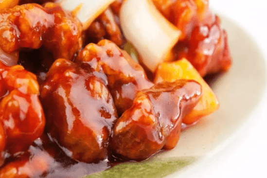 Pineapple and Sweet-and-Sour Pork