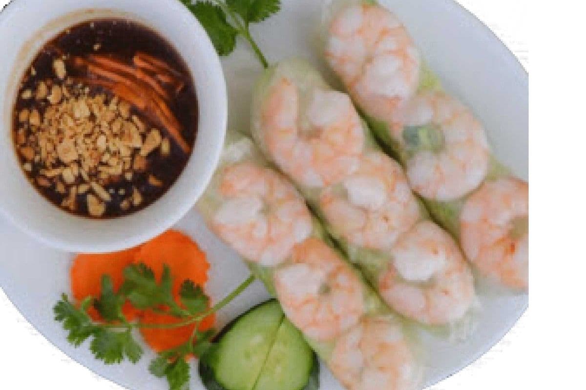 30. Shrimps Salad Rolls ( 3 pcs )