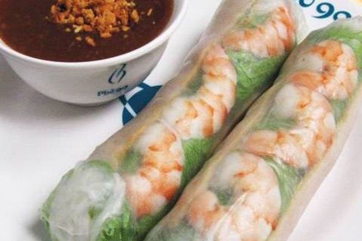 56B. Salad Roll (2 rolls) (Goi Cuon) (1 order come with 2 rolls)