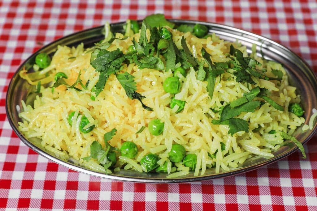 Pulao Rice (Avec Pois / with Peas)