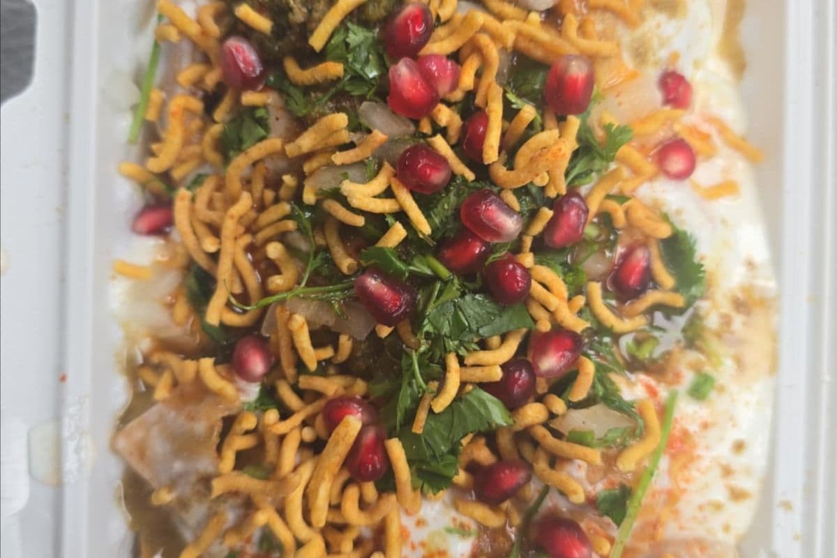 5. Chaat Papri Plate