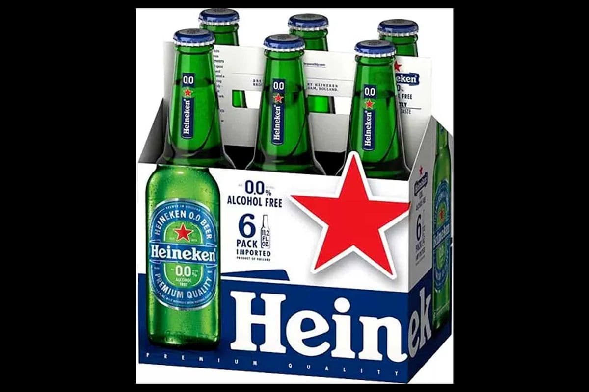 HEINEKEN 0.0% (6*330ML BOTTLES) (70 Cal) (330ML)
