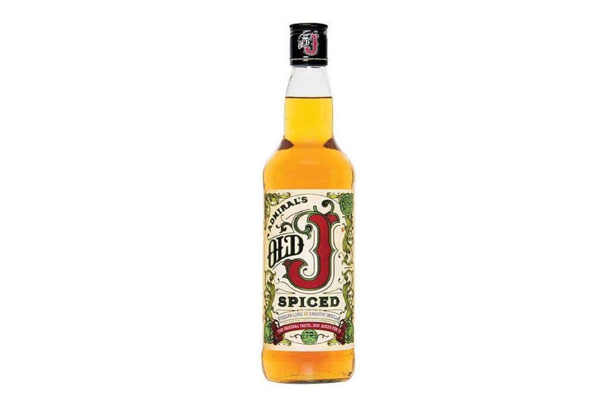 Admiral's Old J Spiced Rum-750ml (1 x 750ml)