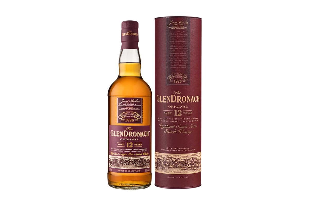 The Glendronach 12Yo Highland Single Malt Scotch Whisky (750ML) (1 x 750ML)