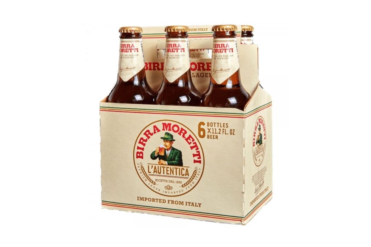 Birra Moretti (6 x 330mL Bottles)