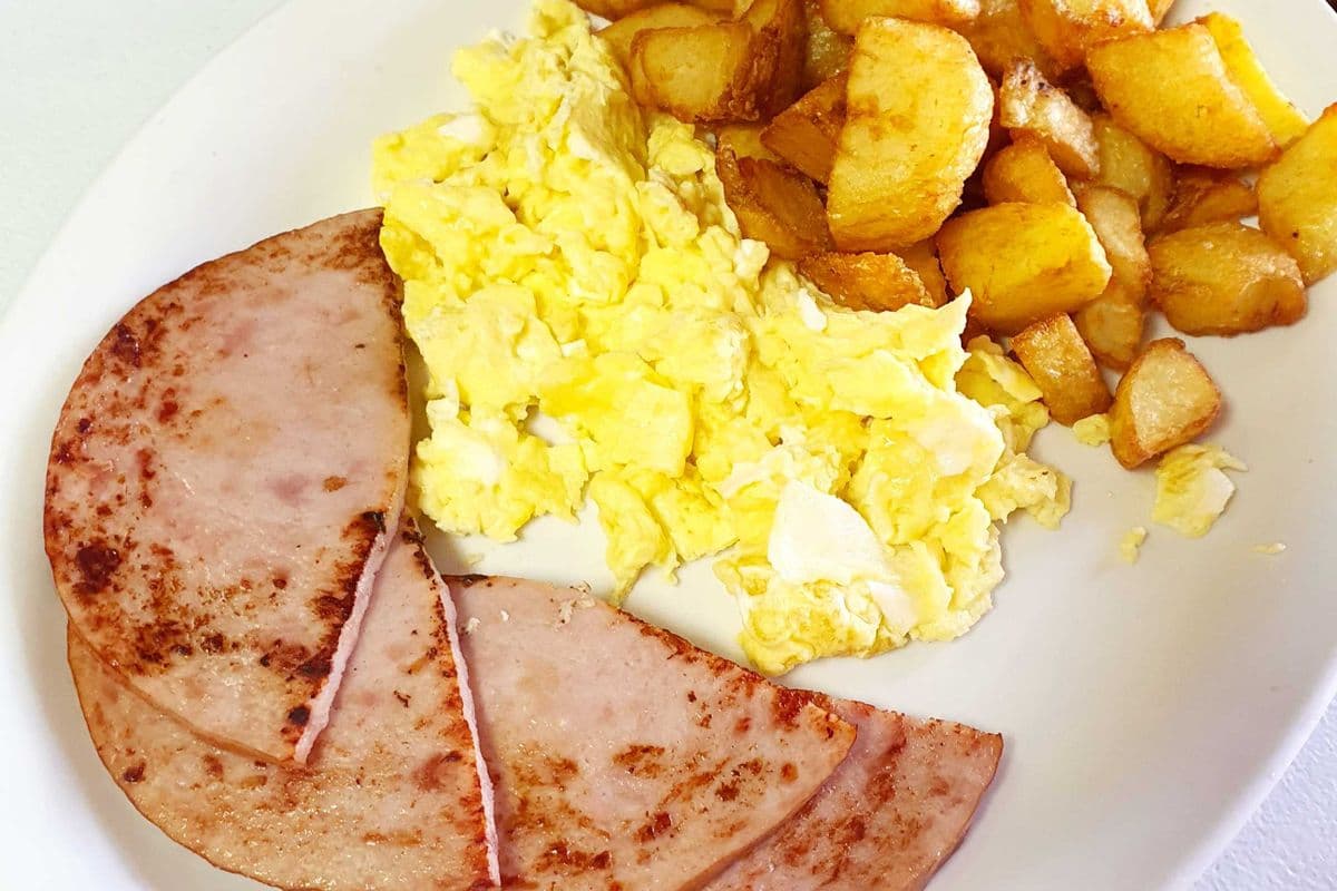 Ham and Three Eggs
