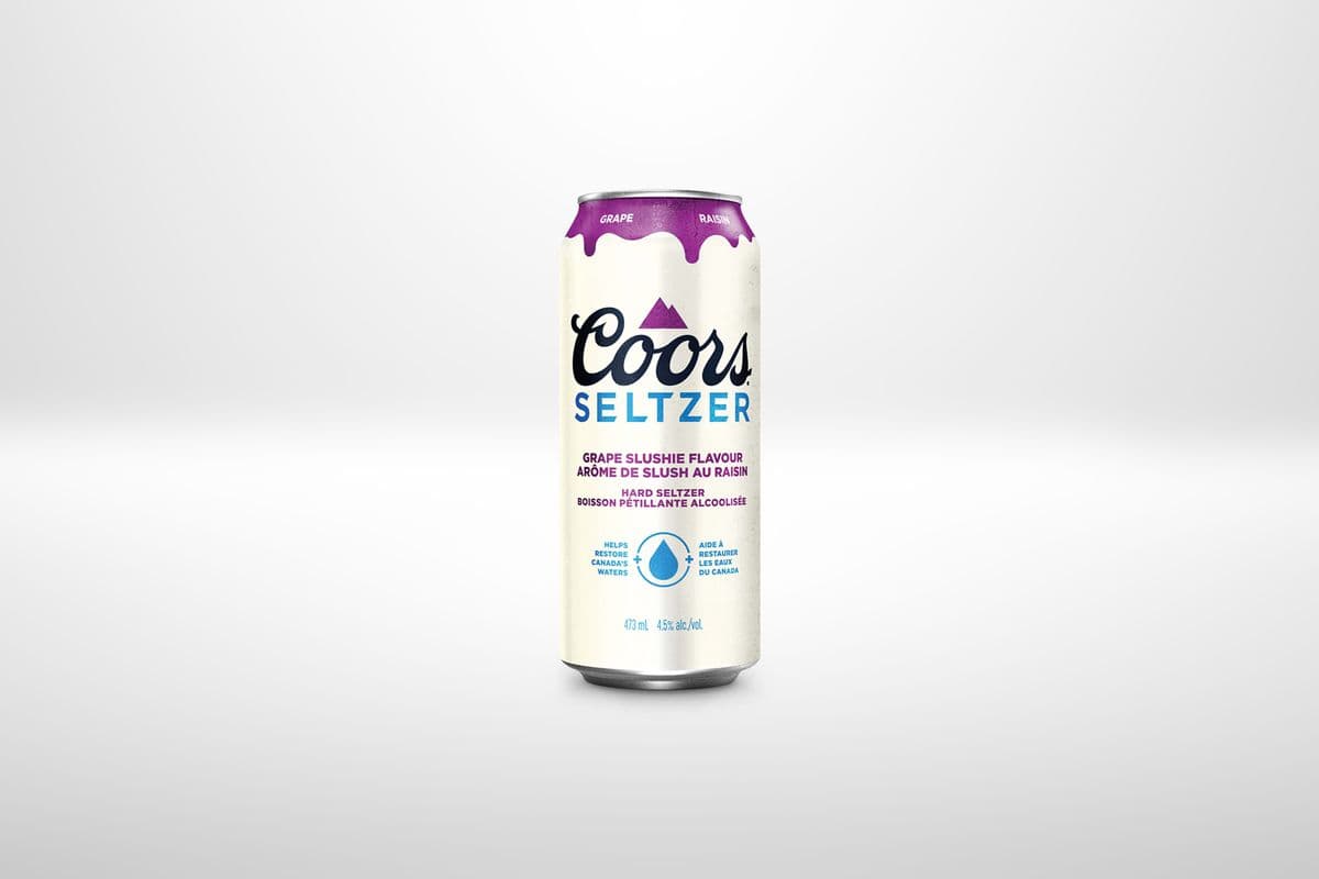 Coors Seltzer Slushie Grape (1 x 473 ml)