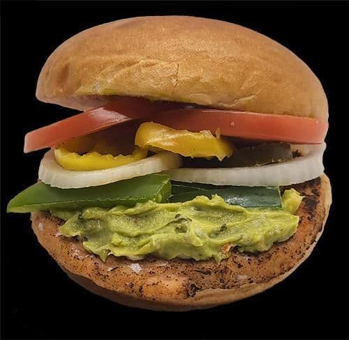 .Salmon Burger.