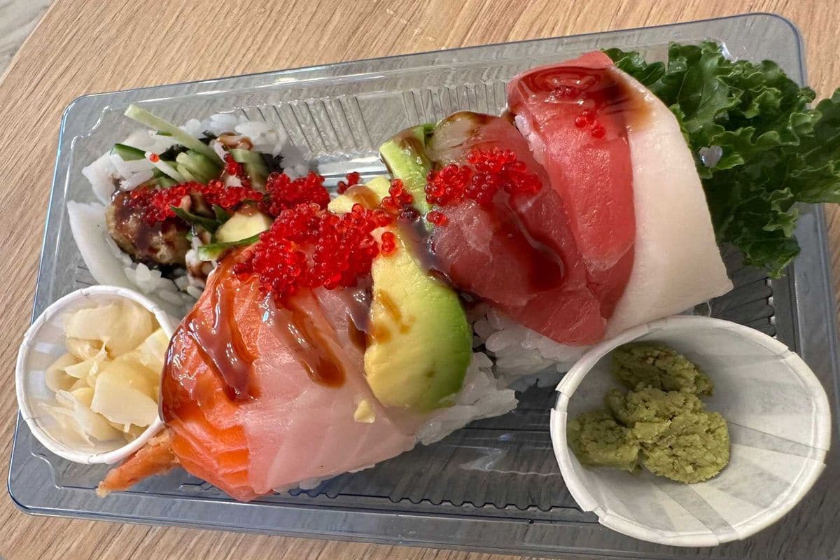 Rainbow Dragon Roll (5 pcs)