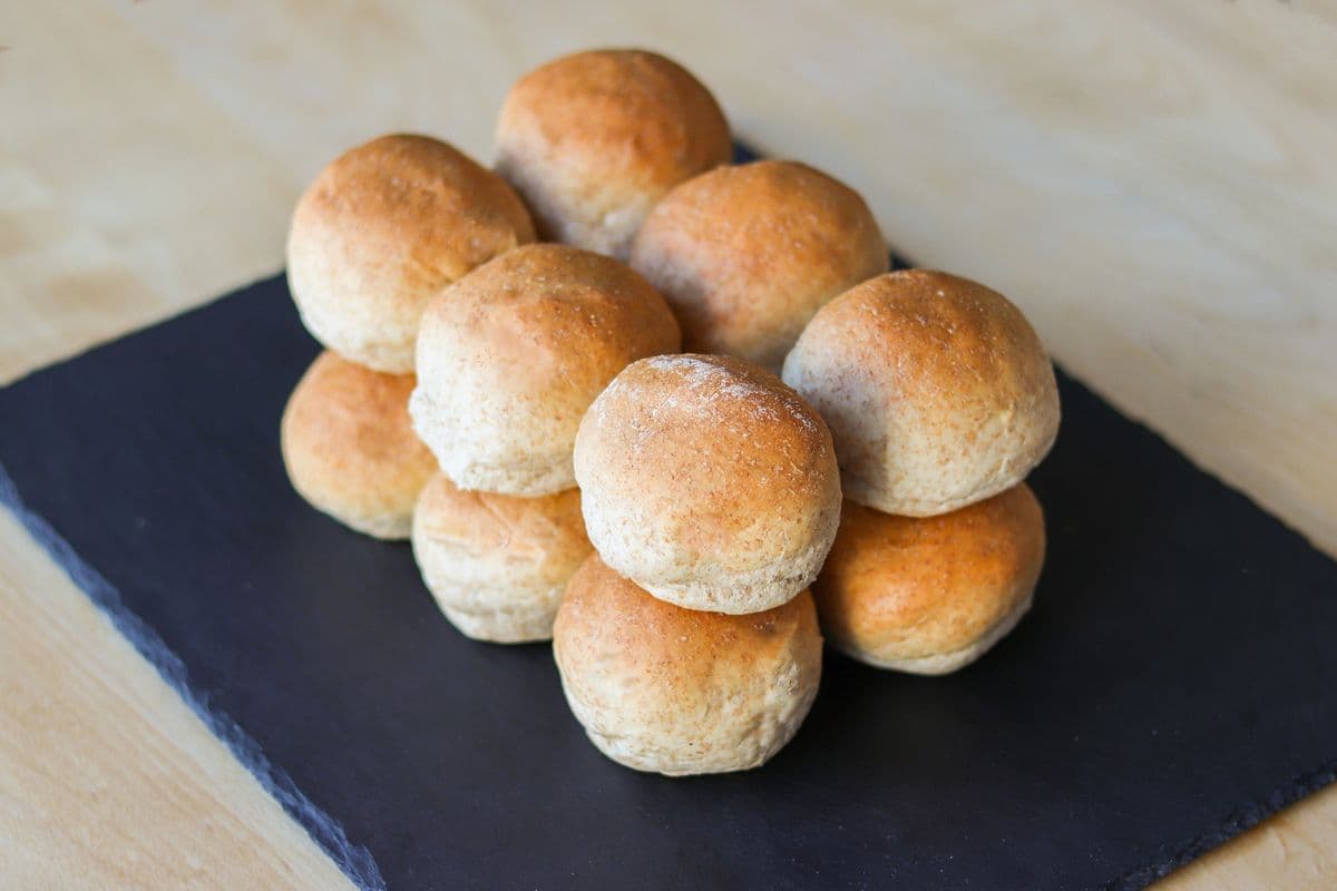 Whole Wheat Dinner Buns (12 pcs)