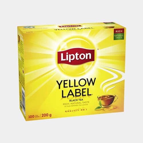 Lipton Yellow Label Thé noir (100 sacs) / Lipton Yellow Label Black Tea (100 bags)