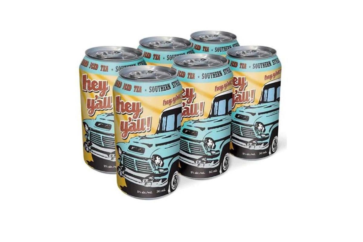 Hey Y'all Hard Iced Tea (6 x 355 ml Cans)