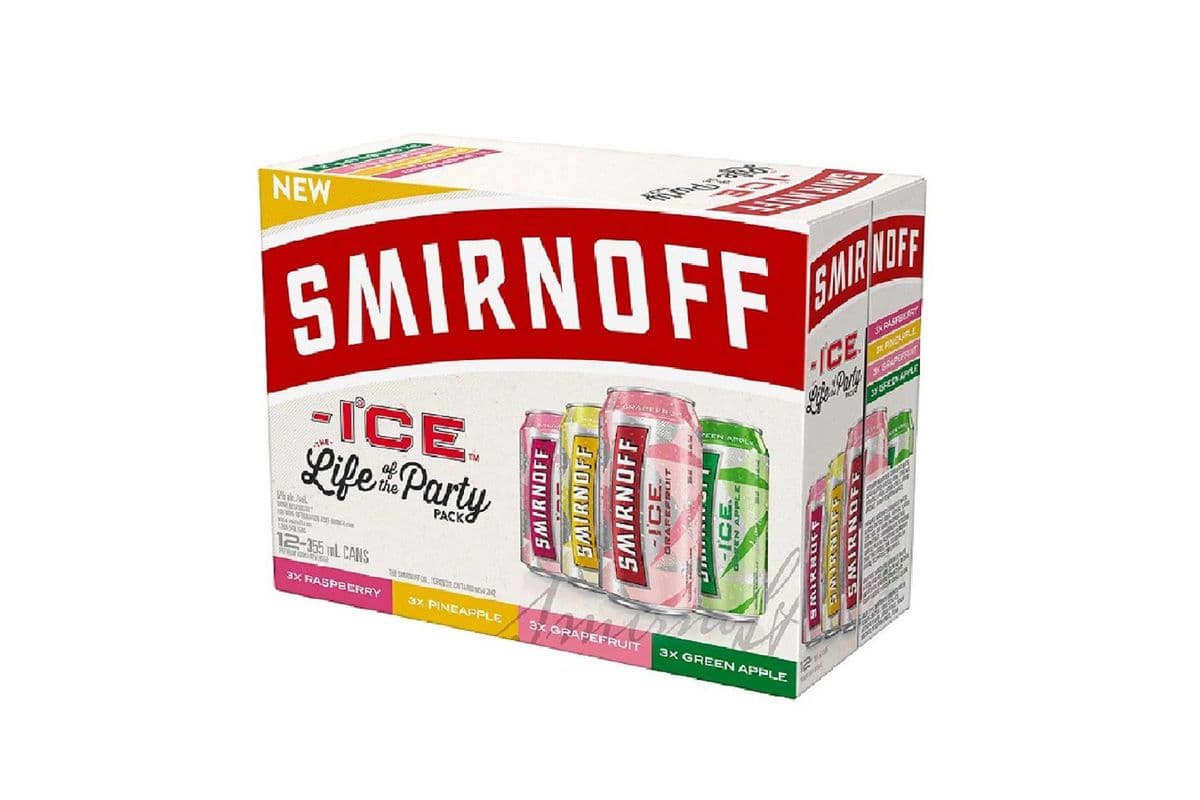 Smirnoff Ice Flavours Party Pack (12 Pack Cans) (12 x 355 ml)