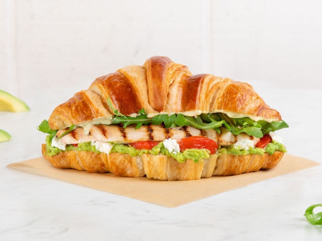 Grilled Chicken and Avocado Croissant