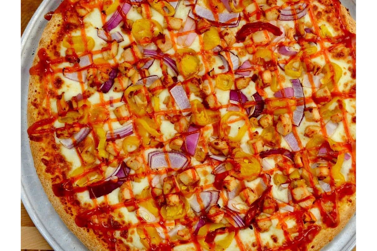 Mega Spicy BBQ Chicken Pizza