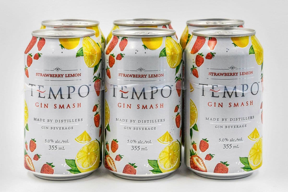 Tempo Gin Strawberry Lemon (6 x 355 ml)