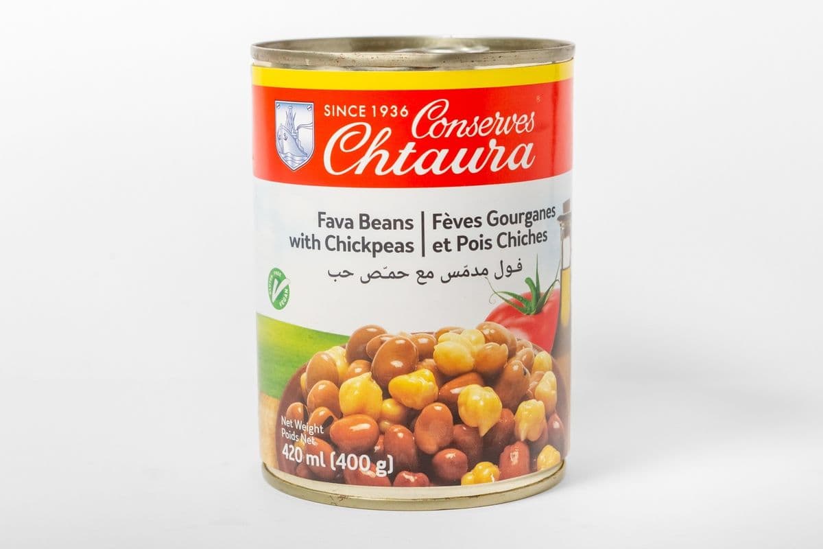 Fava Beans & Chickpeas Tin Can (369ml)
