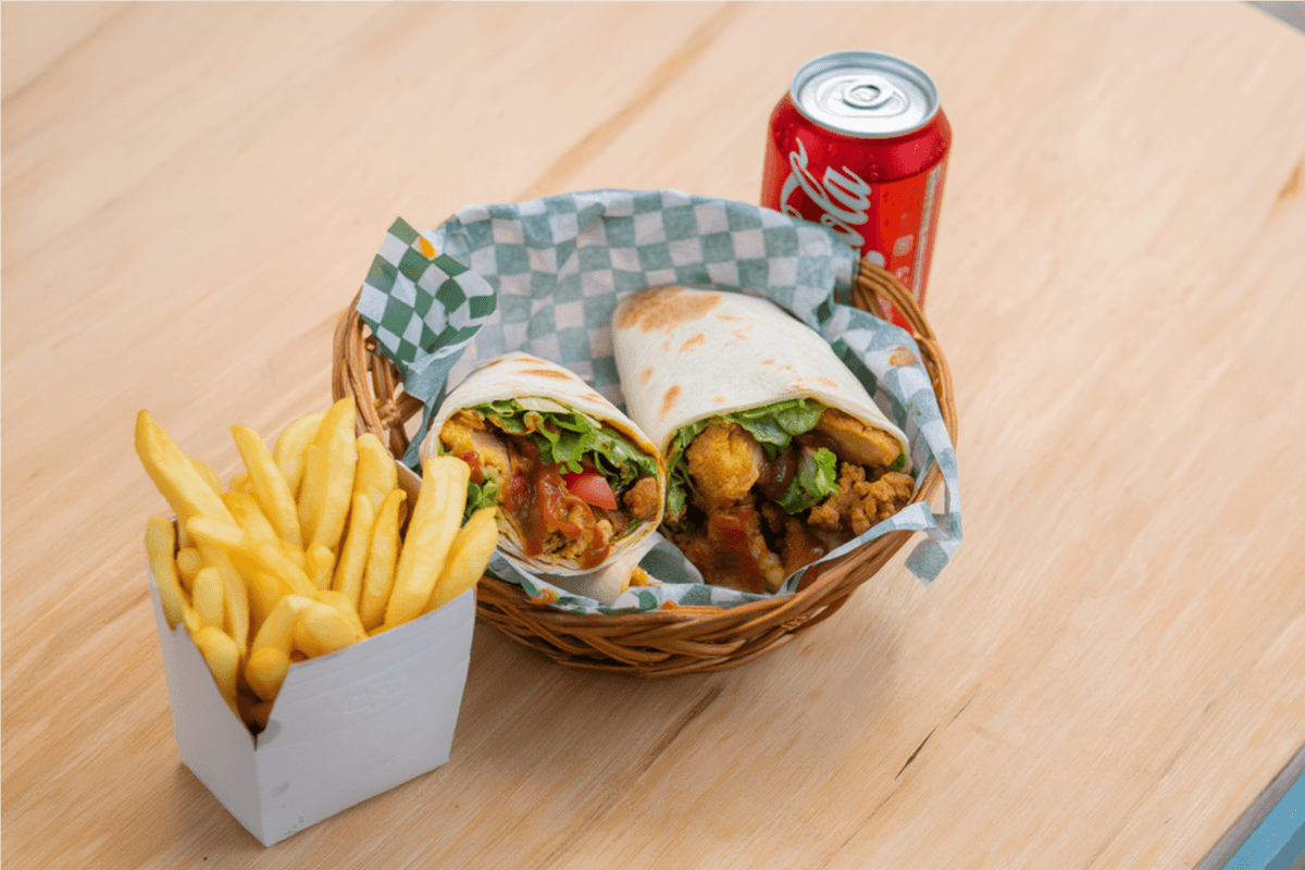 BBQ BLT Wrap Combo