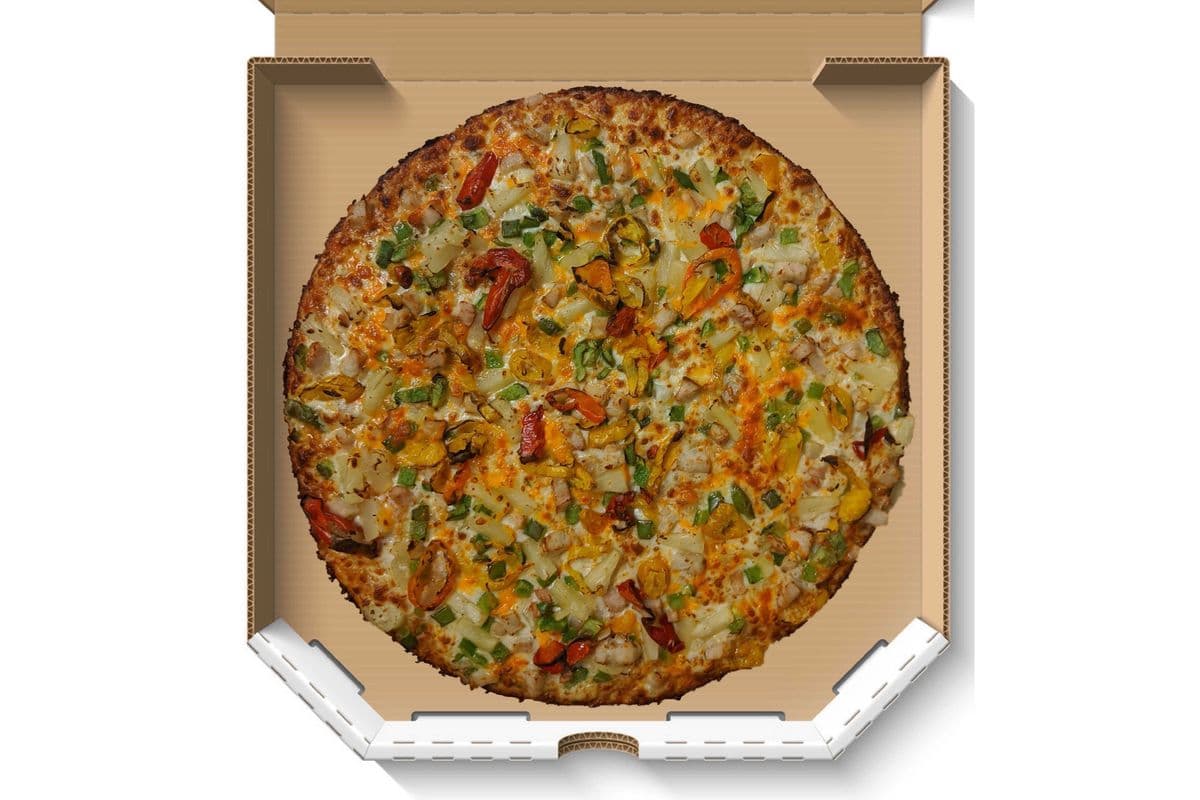 Large Veggie Korma Pizza