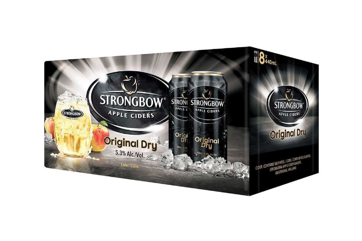Strongbow Dry Cider (8 x 440ml)